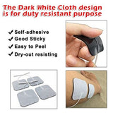 12 Pcs Tens Machine Replacement Electrode Pads Gel Self Adhesive Reusable 5x5cm