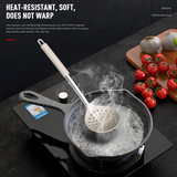 Silicone Cooking Utensils Heat Resistant Kitchen Turner Tongs Cookware Set Khaki