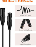 Cable XLR Cablecreation 10 Feet 3PIN Male to Female Balanced Microphone Cab