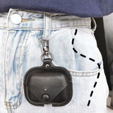 1x Unique Luxury Leather Shockproof Case Cover For Apple Airpods Pro 2 - Black