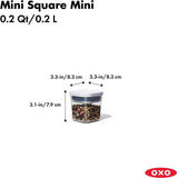 OXO Good Grips POP 2.0 4 Piece Mini Canister Set Multicolor One Size