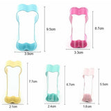 5Pcs Stainless Steel Dog Bone Cookie Cutter Biscuit Fondant Pastry Baking Tools