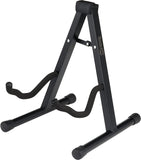 Portable Folding A Frame Acoustic Guitar Stand Electric Classical Bass Black