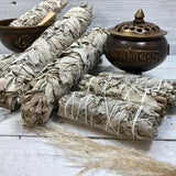 2PC Smudge Stick California White Sage Long Extra Large Jumbo 9" 22cm