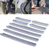 8pcs Clear Car Side Door Edge Defender Protector Trim Guard Protection Strip