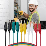 10pcs Electrical Alligator Clips Test lead Jumper Wire Crocodile Cable Wire