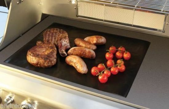 BBQ Liner Non-stick Teflon Sheet 38x50cm - 2 pieces