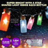 Home Master 30PCE Jar Shaped Mini Lights LED Multi Colours Battery Operated