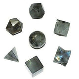 7 Pieces Labradorite Sacred Geometry Heiki Crystal Healing Spiritual Meditation