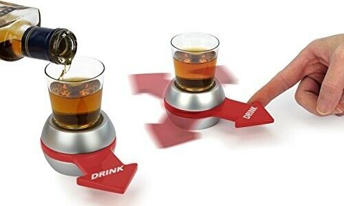 Spin The Shot Drinking Game Roulette Glass Spinner Party Gift
