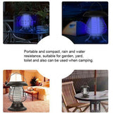 1x Zapper Bug Insect Solar Powered Mosquito Killer Lamp Fly Trap Garder Light
