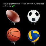 Ball Stand Display Rack Acrylic Holder Basketball Football Soccer Ball Support