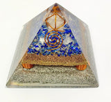 Sodalite Merkaba Crystal Orgonite Pyramid Logic Stone Energy Intuition
