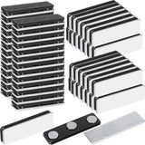 10pcs Magnetic Name Badge Tag Fastener Attachment Self Adhesive Strong Magnet