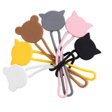 5pcs Holder Cable Ties Winder Earphone Cord Organiser Cable Clip Headphone Clip