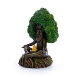 Meditating Ancient Backflow Incense Burner Cones Holder Old Man Tree