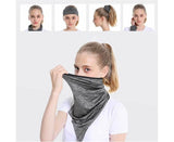 Half Face Mask Scarf Balaclava Cycling Neck Cover Sun UV Protection - Blue
