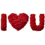 1000pcs Deep Red Silk Rose Petals Mother’S Day Wedding Confetti Anniversary Table Decorations Christening Flowers Scatter, SHATCHI