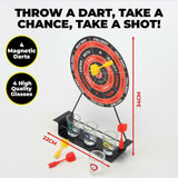 Mini Drinking Game Darts w/ Shot Glasses Party Fun Set Dratboard Gift