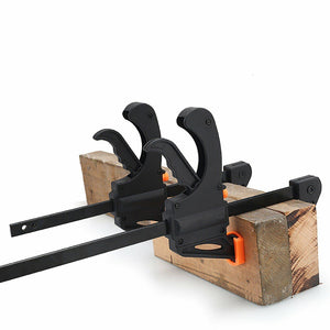 4 Pcs Woodworking Clip Bar Clamp F-tyle Grip Quick Ratchet Release Squeeze Tools