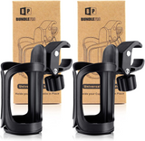 2x Stroller Cup Holders Universal Drinks Holder for Bikes Trolleys Walkers