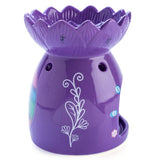 Chakra Oil Burner 3D Bowl Design Ceramic Wax Melts Tealight Candles Holder