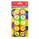 Kids Number & Alphabet Stamps Capital Letters Set Ink Stamp Children Craft Art