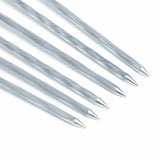 12x BBQ Metal Skewers Stainless Steel Flat Needle Barbecue Tools Kebab Stick