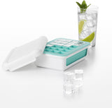 Oxo Good Grips Covered Ice Cube Tray Small Flexible Silicone Dining Bar Kitchen
