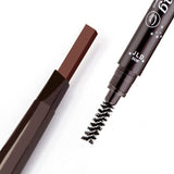 Waterproof Eyebrow Pencil Eye Brow Eyeliner Pen With Brush Makeup Cosmetic Brown