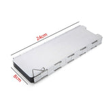 10 plates Foldable Aluminum Camping Cooker BBQ Gas Stove Wind Shield Screen