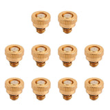 20pcs Brass Misting Nozzles Water Mister Sprinkle fits Cooling System 3/16 0.3mm