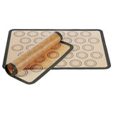 30 Cavities Macaron Baking Mat Non Stick Silicone Cake Macaroon Mould Pad Sheet