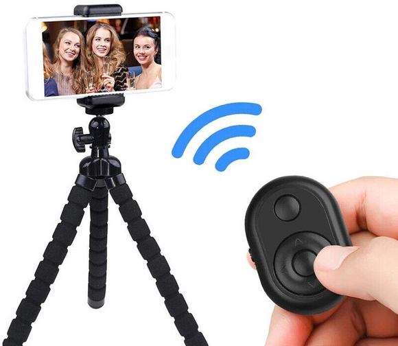 Wireless Bluetooth Remote Control Camera Shutter Arrow Keys for iPhone Samsung
