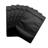 100x Black Aluminum Bag Mylar Foil Pouch Heat Sealer Food Storage Package 7x10cm