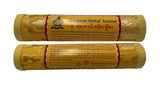 Himalayan Herbal Druk Incense Sticks Kathmandu Nepal 100% Natural Yellow 2Pk