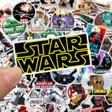 50pcs Star Wars Vinyl Stickers Decal For Kids Car Skateboard Sticker Laptop P1