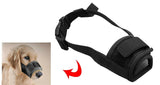 Adjustable Soft Dog Muzzle Air Mesh Training Dog Muzzles Biting Barking Size XXL
