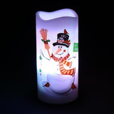 Candle Shape LED Ceiling Projector Light Decor Xmas Ornaments Festival Lamp