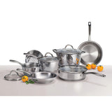 7Pc Tramontina Professional Cookware Stainless Steel Set Kitchen Frying Pan Pot