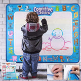 Magic Water Doodle Mat Large Drawing Coloring Painting Writing Board Kids Toy