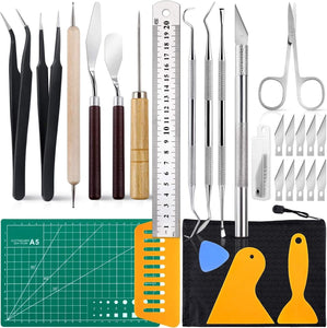 28PCS Craft Vinyl Weeding Tools Basic Vinyl Tool Set for Cricut Cameos Lettering