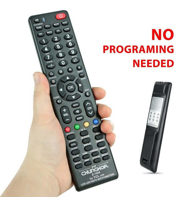 Smart TV Replacement Universal Remote Control LCD LED HDTV No Programming