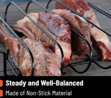 1 pc Rib Frame Holds Up To 4 Full Rib Frames For BBQ Smoking Frame Non-stick
