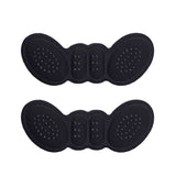 2 pair Heel Insole Heel Protectors Heel Pads Shoe Liner Shoe Inserts - Black 6mm
