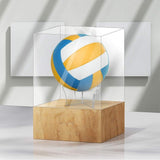 Ball Stand Display Rack Acrylic Holder Basketball Football Soccer Ball Support