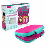 Bentgo Kids CHILL Lunch Box w/ Ice Pack Bento-Style Container Leak-Proof FUCHSIA