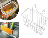 Kitchen Sink Caddy Tidy Storage Holder Rack Cleaning Stainless Steel Organizer