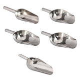 5x Stainless Steel Scoop Ice Buffet Candy Kitchen Shovel Nut Pet Food Flour