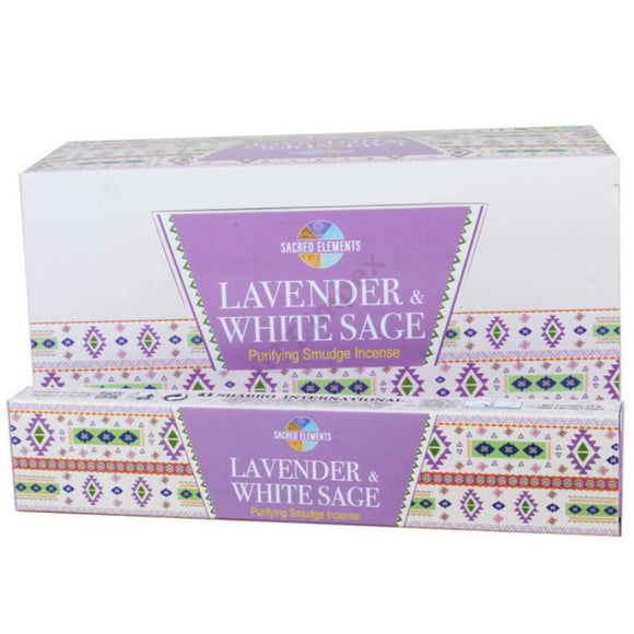 Sacred Elements Lavender & White Sage 144 Incense Sticks